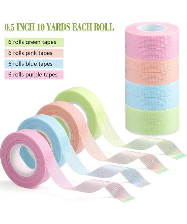 Jbnmvc 24 Piece Rolls Eyelash Tape Eyelash Grafting Tape Makeup Lash Tape For Eyelash Extension - Buy Online on GoSupps.com