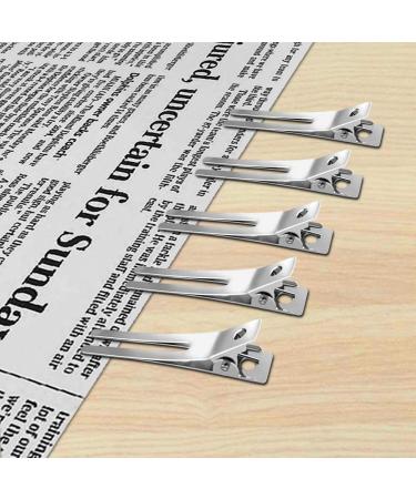 Buy Yucool 100-Piece Double Tine Pin Curl Clips | Silver Metal Alligator Hairpins for Extensions | International Shipping Available - Buy Online on GoSupps.com