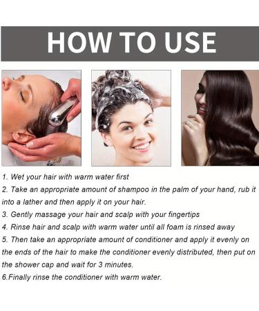 Onion Biotin & Rosemary Shampoo Set | Natural Hair Care for Dry Frizzy Hair - Hair Growth Serum with Moroccan Oil - Buy Online on GoSupps.com