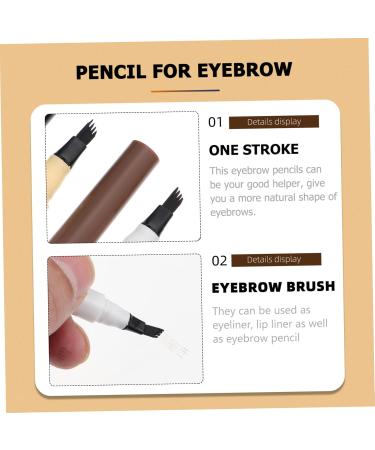 Beavorty Eyebrows 4pcs Pencil Make Up Four-head Beauty Tool Pens Eyebrow Supplies Waterproof Anti-perspiration Women - Buy Online on GoSupps.com