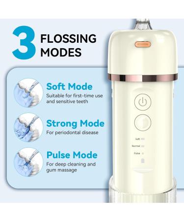 Buy Cordless Water Dental Flosser - Rechargeable Oral Irrigator for Home & Travel | Effective Teeth & Braces Care - Buy Online on GoSupps.com