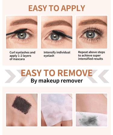 Mascara for Older Women 60 Plus Black Mascara Volume and Length for Mature Women with Thinning Lashes Prime Mascara Waterproof Long Lasting Volumizing Hypoallergenic Mascara for Sensitive Eyes-01 - Buy Online on GoSupps.com