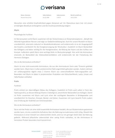 Amino Acid Test for 18 Amino Acids - Comprehensive Aminogram with Essential Amino Acids Leucine Methionine Phenylalanine Threonine Tryptophan & Valine - International Shipping - Buy Online on GoSupps.com