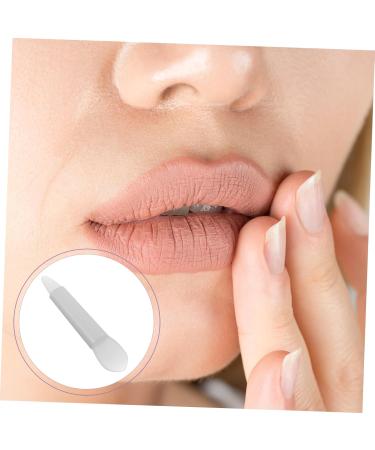 minkissy 1set Lip Brush Silicone Facial Cleansing Brush Makeup Gadgets Silicone Lip Scrub Brush Cleaning Beauty Tool Lip Gloss for Women Beauty Tools Lips White Silica Gel Miss Lip Balm 8x4.5cm White - Buy Online on GoSupps.com