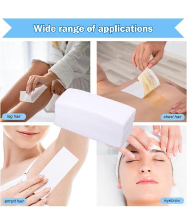 400 PCS White Wax Strips Wax Strips Eyebrow Waxing Strips Pink Eyebrow Wax Strips Wax Strips Face Waxing Strips Paper Wax Strips Waxing Strips Face Wax Strips Paper For Body And Legs Hair Removal - Buy Online on GoSupps.com