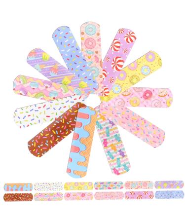 FRCOLOR 120pcs Cartoon Lovely Patches Camping Wounds Bandages Finger Caring Bandages Adhesive Bandages Small Bandages Fingertip Bandages Stickers Lovely Bandages