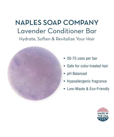Naples Soap Company Cult Classics Collection Gift Set | Eco-Friendly Natural Soap Body Butter Sea Salt Scrub Shampoo & Conditioner Bars | Lavender | Cruelty-Free No Parabens or Silicones - Buy Online on GoSupps.com