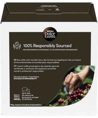  NESCAFE DOLCE GUSTO Nescaf Dolce Gusto Espresso Intenso - Coffee - 96 Capsules (Pack of 6 Boxes x 16) - Buy Online on GoSupps.com
