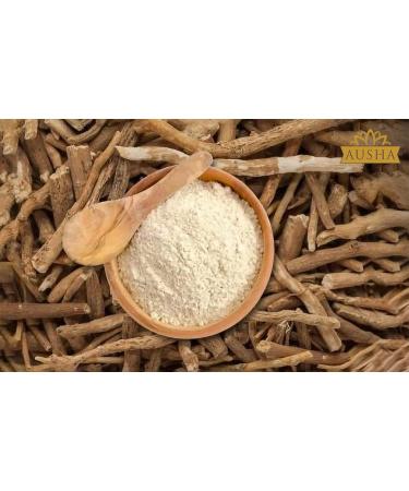 AUSHA Organic Ashwagandha Powder 250g - Soil Association Certified | Pure 250g Pack - Buy Online on GoSupps.com