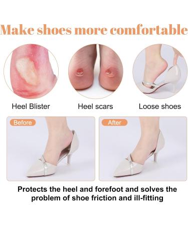 10 Pairs Heel Pads - Comfort Shoe Inserts for Men & Women | Anti-Slip Heel Grips for Loose Shoes & Pain Relief - Buy Online on GoSupps.com