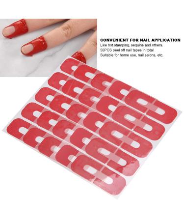 50pcs Nail Polish Protector Stickers - Spill Proof Perfect for Nail Salons & Home Use - Prevent Overflow & Mess - Buy Online on GoSupps.com