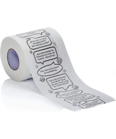 Funny WC Toilet Paper with Bad Jokes - Laughter in the Bathroom | German Edition - Buy Online on GoSupps.com