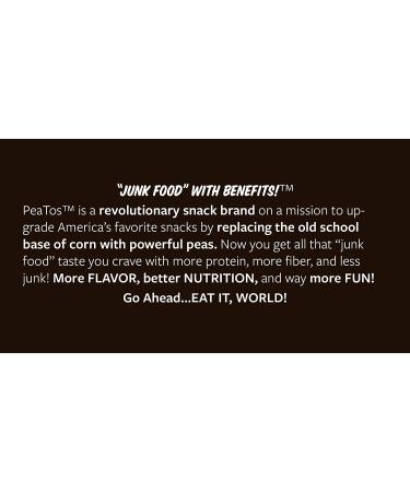 PeaTos Crunchy Rings - Classic Onion 2.5 Oz - Pack of 4 | Healthy Snack Alternative - Buy Online on GoSupps.com