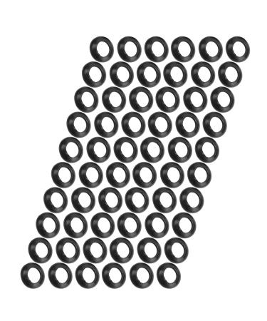 Winding Check Ring, 60PCS Fishing Rod Trim Ring Fishing Rod Building Silicone Elastic Winding Check Dress Ring Fishing Reel Care Accessories(8.5MM) Other Fishing Tools and Accessories