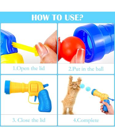 Briskore Cat Toy: 100 Plush Balls & Interactive Ball Launcher - Perfect for Cat Training & Playtime - Buy Online on GoSupps.com