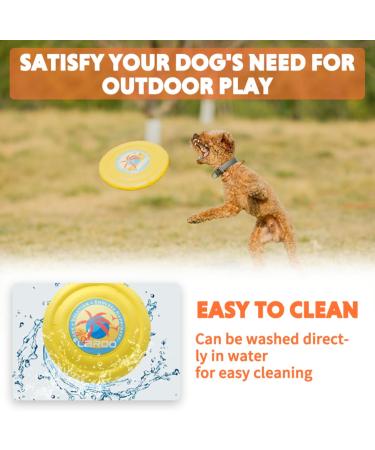 Laroo Dog Frisbee - 24.5cm Flight Disc Toy for Large Dogs | Soft Bite-Proof & Durable - Perfect for Outdoor Training - Buy Online on GoSupps.com