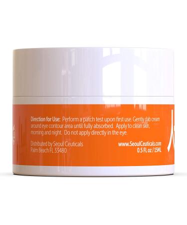 Korean Snail Eye Cream with 97.5% Snail Mucin & Centella Asiatica for Anti-Aging - 0.5 oz - Buy Online on GoSupps.com