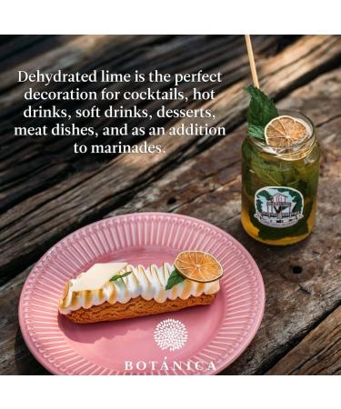  BOT NICA Dried Lime for Cocktails and Teas 200g. Sugar-free dehydrated lime made from 100% natural ingredients. Dried lime slices perfect as Christmas decorations. - Buy Online on GoSupps.com
