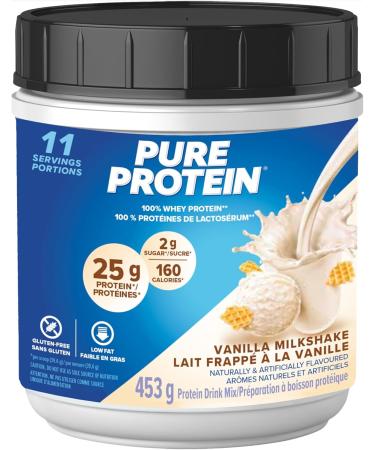 Pure Protein Whey Protein Powder & Bars - Nutritious Gluten Free protein bar made with Whey protein blend Vanilla + Birthday Cake 453 g (Pack of 1) - Buy Online on GoSupps.com