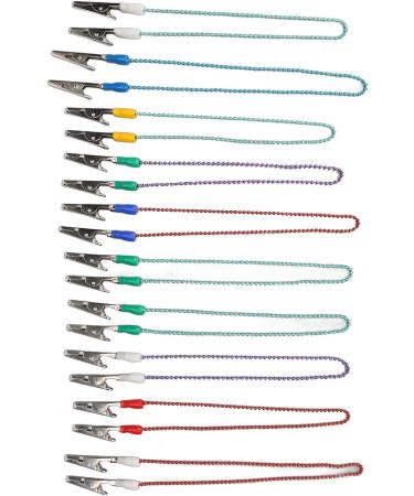 Stainless Steel Dental Bib Holder Clips - Pack of 10 Versatile Two-Head Design for Dental Procedures | International Shipping Available - Buy Online on GoSupps.com