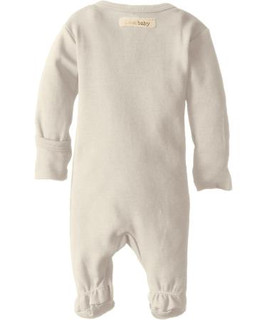 L'Ovedbaby Organic Baby Snap Footie - Girls' 3-6 Months Buttercream - Buy Online on GoSupps.com