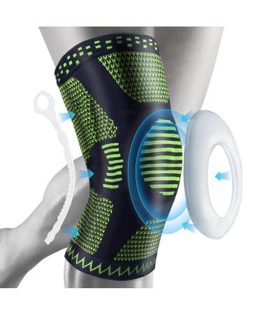 Professional Knee Braces For Pain Relief Medical Knee Compression Sleeves Horizontal Braid Technology For Meniscus Tears Support Knee Joints Arthritis Joint Pain Runners Weight Lifting Fitness