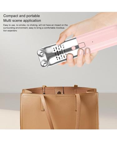 Hand Warm Moxibustion Stick - Stainless Steel ABS Massager with 12 Moxa Sticks for Office Comfort | International Shipping - Buy Online on GoSupps.com