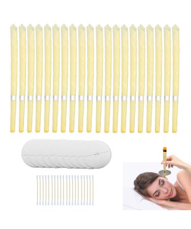 20 PCS Candles Wax Removal Ear Candles for Wax Removal 100% Non-Toxic Ear Wax Removal Candle for Ear Cleaning