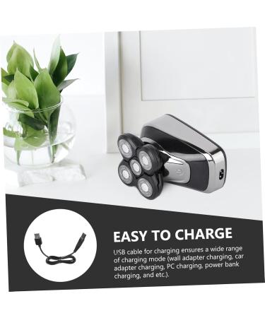 5-in-1 USB Rechargeable Electric Razor & Trimmer for Men - Versatile Shaving Set with Facial Shaver & Hair Clipper - Buy Online on GoSupps.com