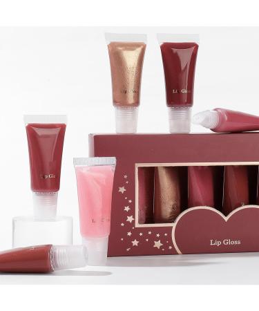 Lip StainHigh Gloss Moisturizing Lip Care Lip Gloss with Long Lasting Hydration Volumizing and Nourishing for Women and Girls for Beauty Parties Dating and Gatherings - Buy Online on GoSupps.com