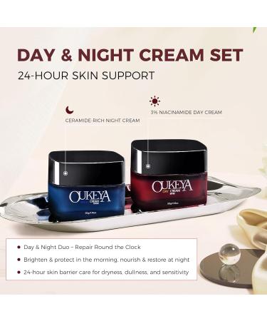  OUKEYA OUKEYA Face Day Cream SPF 30 with Niacinamide 3% Vitamin C Shea Butter and Hyaluronic Acid Moisturizing Soothing and Light Suitable for Sensitive Skin 50g - Buy Online on GoSupps.com