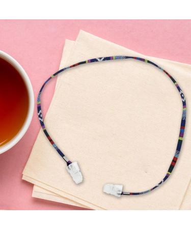 Gralara Napkin Clip & Bib Holder - Light Napkin Chains for Adults & Kids | Travel & Restaurant Use - Blue Fastening Clips - Buy Online on GoSupps.com