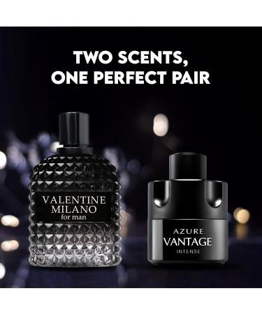 Valentine Milano/Vantage Intense 2PCS Eau De Toilette for Men-Fresh Romantic Scent Perfume for Men 3.4 Fl Oz Each Mens Cologne For All Skin Daily Used Valentine/Vantage Intense - Buy Online on GoSupps.com