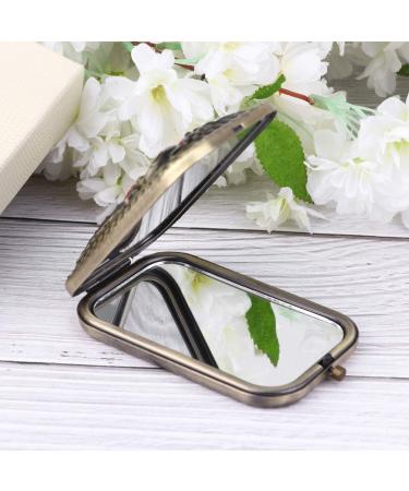 Womens Purse Compact Mirror for Purse For Women Pocket Mirror Vintage Hand Mirror Double Sided Vintage Compact Mirror Womens Wallets Folding Pocket Mirror Miss Mini Dressing Table - Buy Online on GoSupps.com