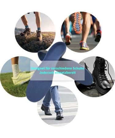 Orthopedic Heel Spur Insoles | Comfort High Arch Support Inserts for Plantar Fasciitis | Men's & Women's Work Shoe Solution - XL Size - Buy Online on GoSupps.com