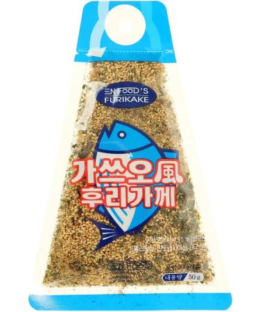 Korean Furikake Bonito Seaweed Sushi Rice Seasoning - Laver Spicy Katsuobushi & Katsuobushi Flavours 50g (Pack of 3) - Buy Online on GoSupps.com