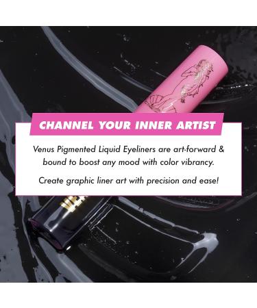 Lime Crime Venus Dahlia Liquid Eyeliner - Ultra Matte, Long-Lasting & Vegan - Buy Online on GoSupps.com