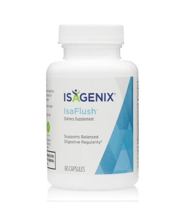 Isagenix IsaFlush - Detox Cleanse Capsules with Natural Herbs and Minerals to Improve Digestion and Overall Wellness -60 Capsules
