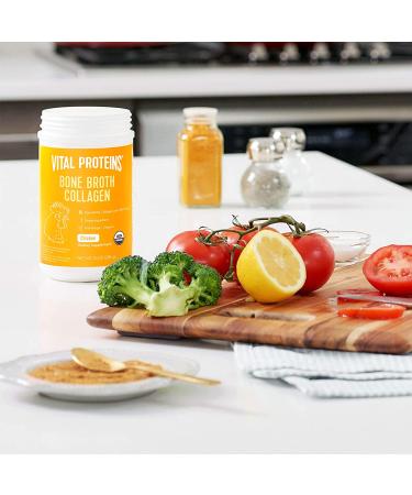 Vital Proteins Organic Chicken Bone Broth Collagen Powder - 10oz with Hyaluronic Acid, MSG Free - Buy Online on GoSupps.com