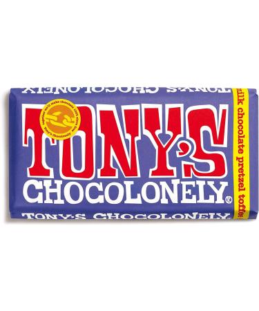 Tony's 5 x 180g Bars - Raspberry/Milk/Caramel/Pretzel/Hazelnut - Buy Online on GoSupps.com
