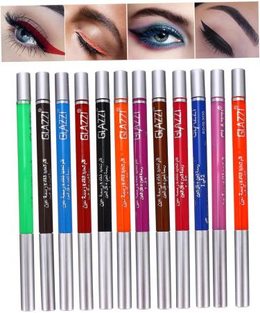 Healeved 36 Pcs 1 Set Shadow Set Eye Liner Sharpeners Colored Eyeliners Eyeliner Kit Colorful Paste 1 count (Pack of 1) Colorfulx3pcs - Buy Online on GoSupps.com