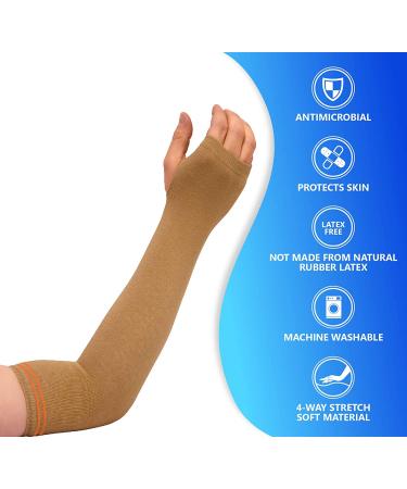 NYOrtho Geri-Sleeves Arm Skin Protectors - Pair of Washable Arm Sleeves for Sensitive Skin - Small Size (1 Pair) - Buy Online on GoSupps.com