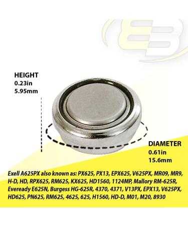 Exell A625PX High Capacity Battery for Keyless Entry & Nikon LR9 - Fast International Shipping - Buy Online on GoSupps.com