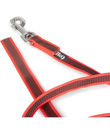 IDC Color & Gray Rubberized Leash - 20mm x 2m (Without Loop) | Durable Red-Grey Dog Leash for International Shipping - Buy Online on GoSupps.com