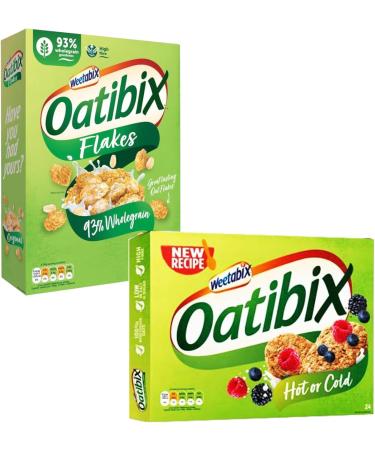 Wholegrain Oats Breakfst Cereal Bundle - with Weetabix Oatibix 24 Biscuit Cereal and Oatibix Flakes Original 550g - Buy Online on GoSupps.com