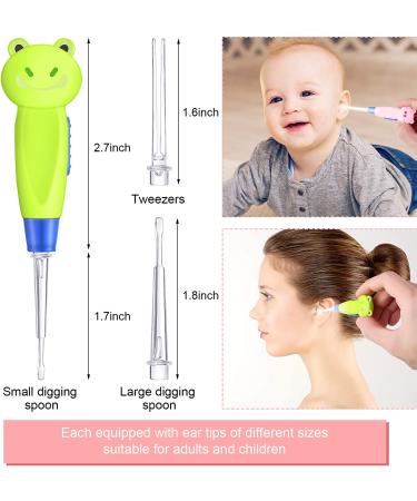Kids Ear Wax Removal Kit - 4 Piece LED Light Children's Earwax Remover Tool - Buy Online on GoSupps.com