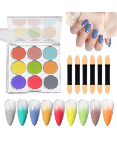 Poudre scintillante pour ongles Finition miroir arc-en- | Ensemble de poudres Art d grad arc-en- D coration DIY pour femmes filles P ques Halloween No l CF01