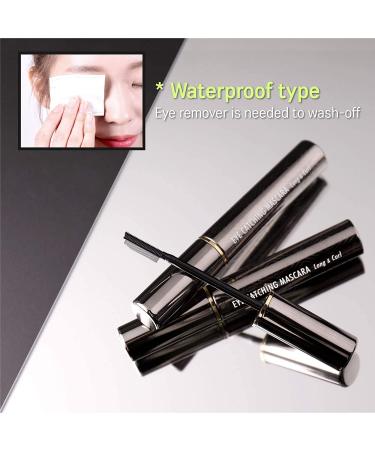 Korean Makeup Comb Mascara - Carbon Black for Dramatic Volume and Length | Waterproof, Nourishing Formula with Panthenol | Root-to-Tip Brush for Natural Eyelash Makeup - Buy Online on GoSupps.com