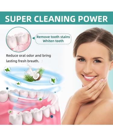 Miioto Oil Pulling - Coconut Oil Mouthwash for Teeth Whitening Fresh Breath & Gum Protection with Tongue Scraper - Buy Online on GoSupps.com