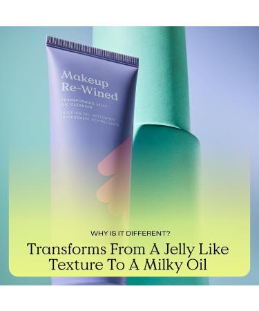 KraveBeauty Makeup Re-Wined Jelly Oil Cleanser K-Beauty Transforming Cleanser Removes Makeup & Impurities Gentle Daily Face Wash Vegan & Cruelty-Free 3.4 fl oz Pack of 1 3.4 Fl Oz (Pack of 1) - Buy Online on GoSupps.com